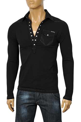 Mens Designer Clothes | DOLCE & GABBANA Men's Long Sleeve Shirt #390