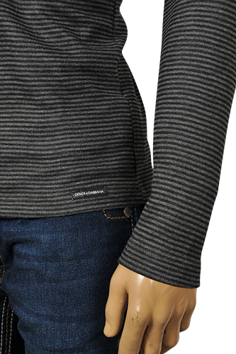 Mens Designer Clothes | DOLCE & GABBANA Men's Long Sleeve Zip Shirt #425