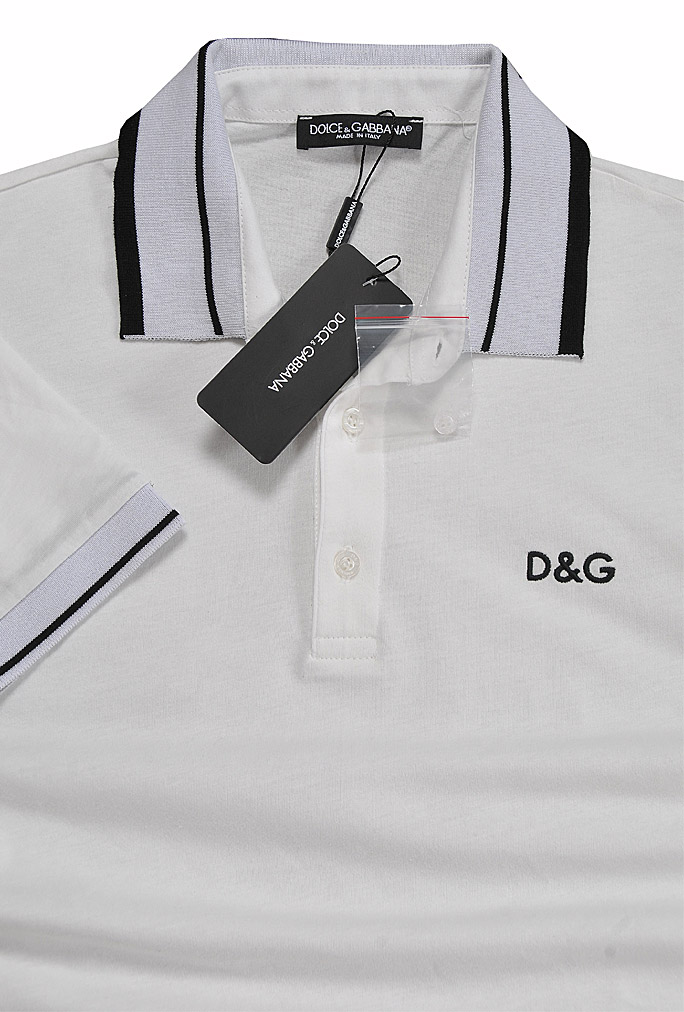 Mens Designer Clothes | DOLCE & GABBANA men's polo shirt with embroidery 467
