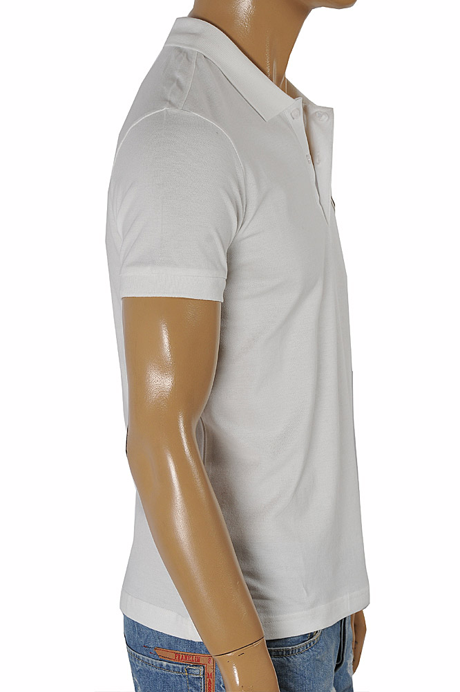 Mens Designer Clothes | DOLCE & GABBANA men's polo shirt with front logo appliquÃ© 469