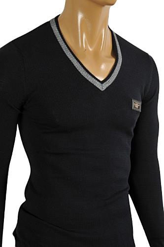 Mens Designer Clothes | DOLCE & GABBANA Men's Knit Fitted Sweater #236