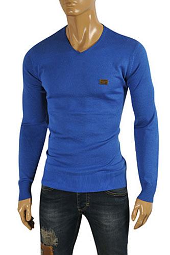 Mens Designer Clothes | DOLCE & GABBANA Men's Knit Fitted Sweater #240