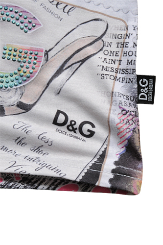 Womens Designer Clothes | DOLCE & GABBANA Ladies Short Sleeve Tee #203