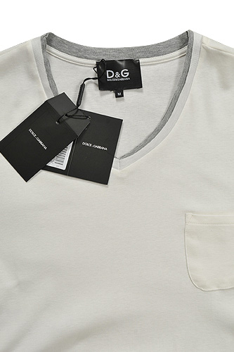 Mens Designer Clothes | DOLCE & GABBANA Men's V-Neck Short Sleeve Tee #214