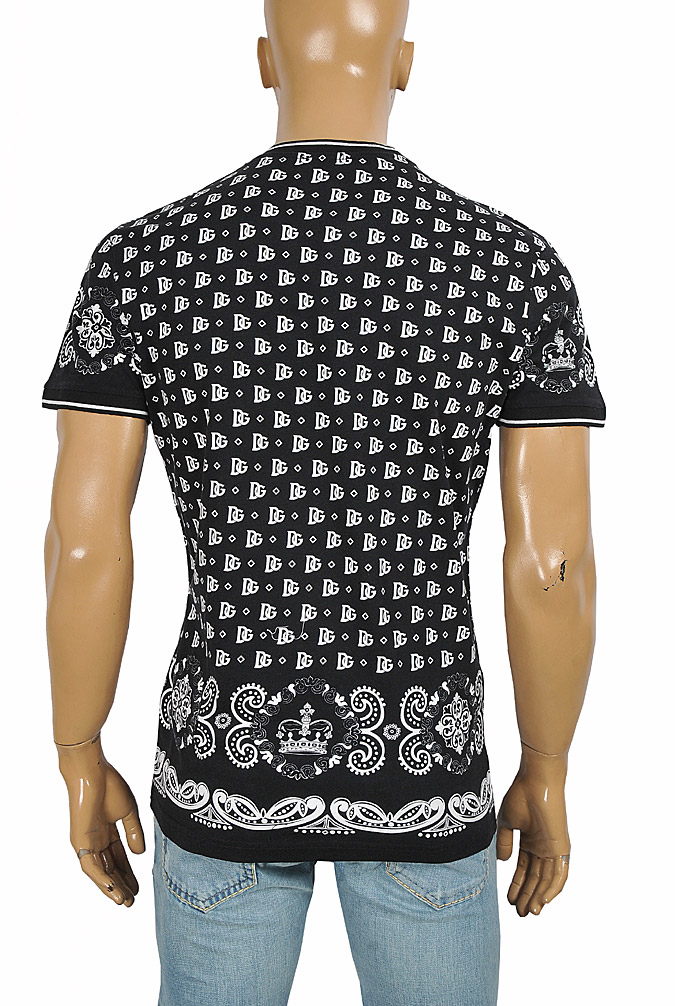 Mens Designer Clothes | DOLCE & GABBANA men's t-shirt with multiple print 263