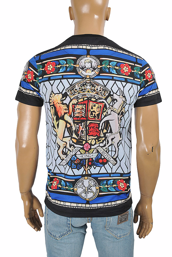 Mens Designer Clothes | DOLCE & GABBANA men's t-shirt with multiple print 266