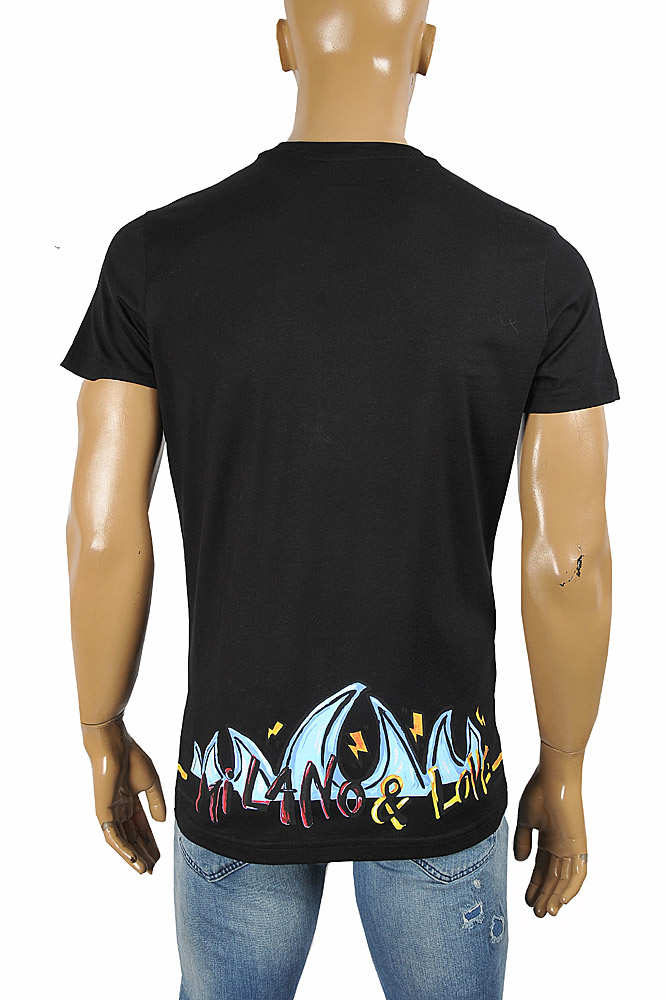 Mens Designer Clothes | DOLCE & GABBANA men's t-shirt with front print 268