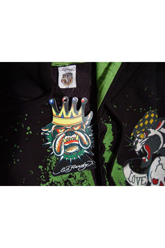 Mens Designer Clothes | ED HARDY Cotton Hoodie, 2012 Winter Collection #4