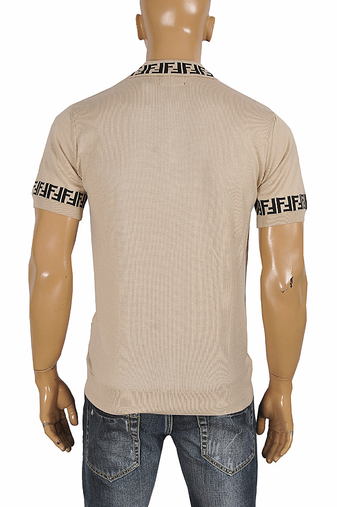 Mens Designer Clothes | FENDI menâ??s polo shirt, FF print 44