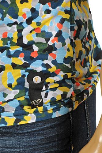 Mens Designer Clothes | FENDI Men's T-Shirt Black #16