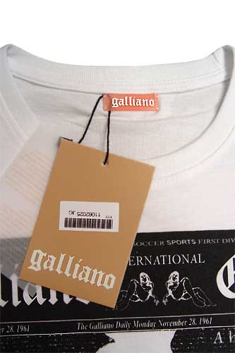 Mens Designer Clothes | JOHN GALLIANO Multi Print Short Sleeve Tee #15