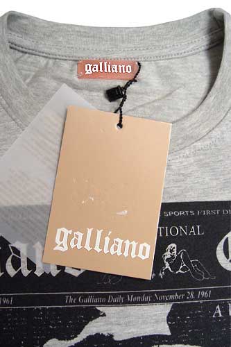 Mens Designer Clothes | JOHN GALLIANO Multi Print Short Sleeve Tee #16