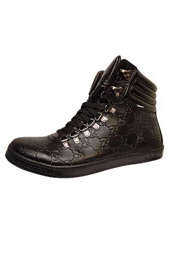Designer Clothes Shoes | GUCCI High Leather Boots for Men #199