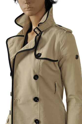 Womens Designer Clothes | GUCCI Ladies Double-Breasted Trench Coat #130