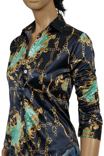 Womens Designer Clothes | GUCCI Ladiesâ?? Button Up Dress Shirt #298