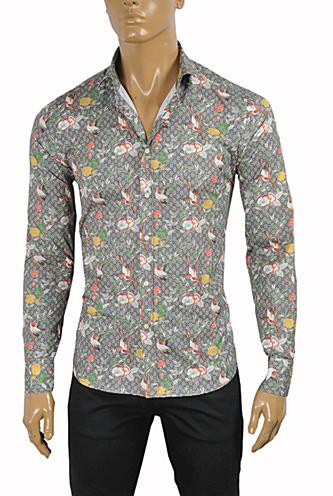 Mens Designer Clothes | GUCCI Men's Cotton Dress Shirt #373