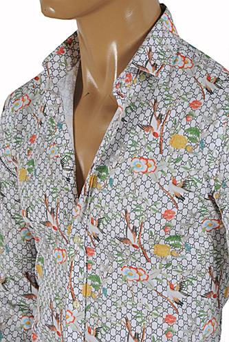 Mens Designer Clothes | GUCCI Men's Cotton Dress Shirt #374