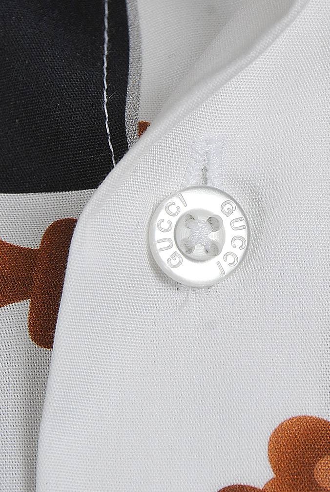 Mens Designer Clothes | GUCCI menâ??s dress shirt with logo print 408