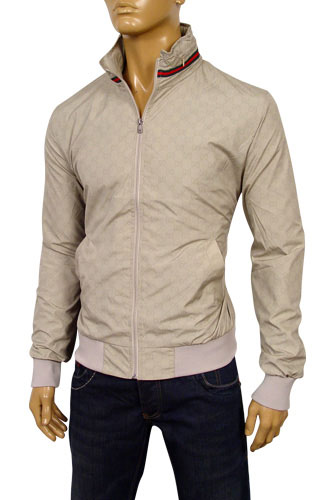 Mens Designer Clothes | GUCCI Mens Zip Up Jacket #46