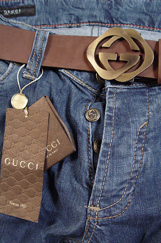 Mens Designer Clothes | GUCCI Mens Jeans With Belt #52
