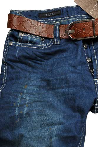 Mens Designer Clothes | GUCCI Men's Jeans With Belt #70