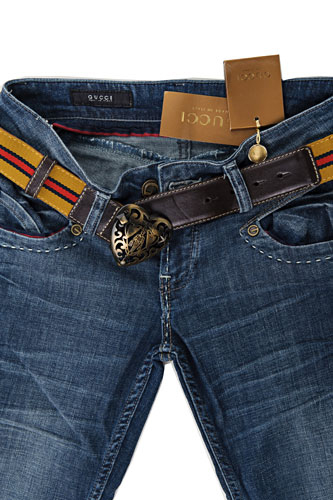 Womens Designer Clothes | GUCCI Ladies Jeans With Belt #87
