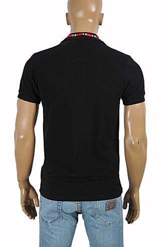 Mens Designer Clothes | GUCCI Menâ??s cotton polo with Kingsnake embroidery #377