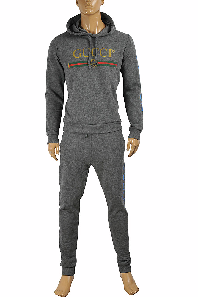 Mens Designer Clothes | GUCCI menâ??s zip up jogging suit, sport hoodie and pants 165