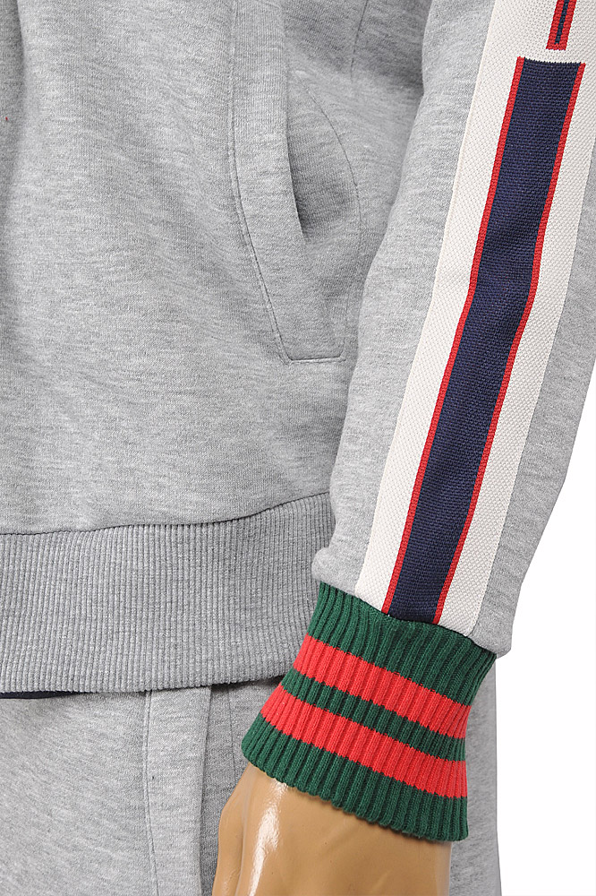 Mens Designer Clothes | GUCCI Menâ??s jogging suit with red and green stripes 183