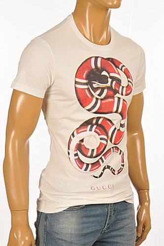 Mens Designer Clothes | GUCCI Men's T-Shirt In White #210