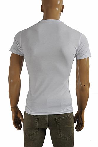 Mens Designer Clothes | GUCCI cotton T-shirt with front embroidery #229