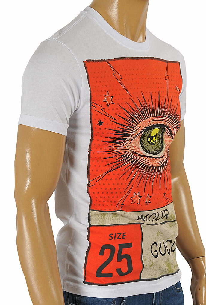 Mens Designer Clothes | GUCCI cotton T-shirt with print #234