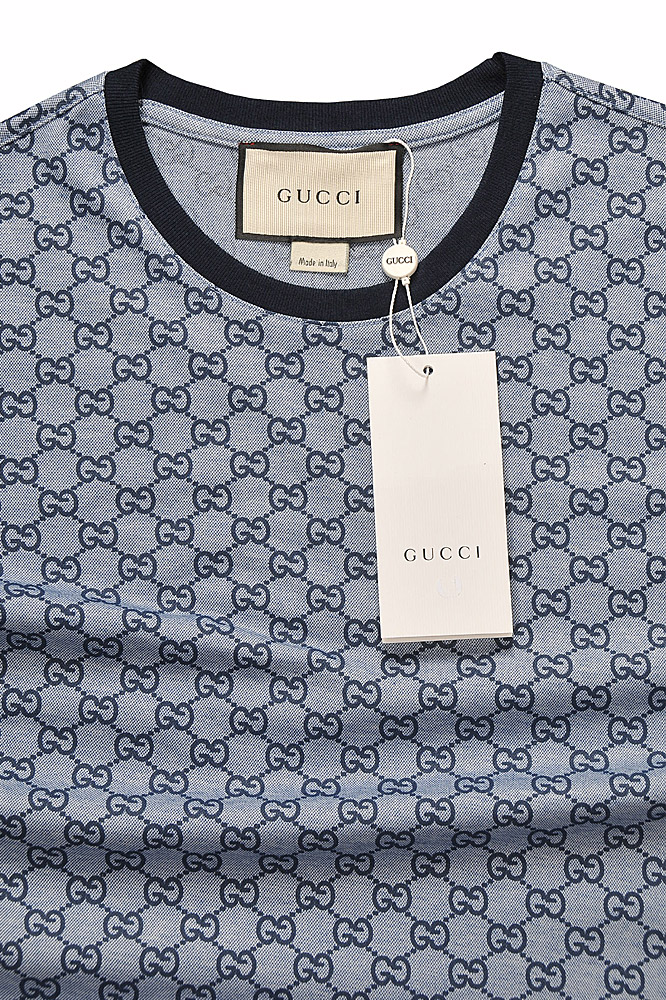 Mens Designer Clothes | GUCCI cotton T-shirt with signature GG print 277