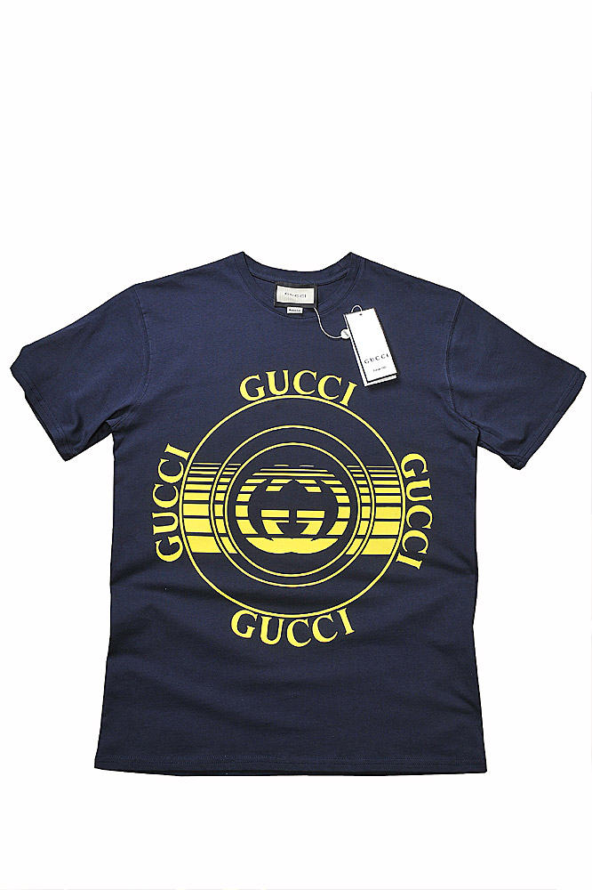 Mens Designer Clothes | GUCCI cotton T-shirt with front print logo 286