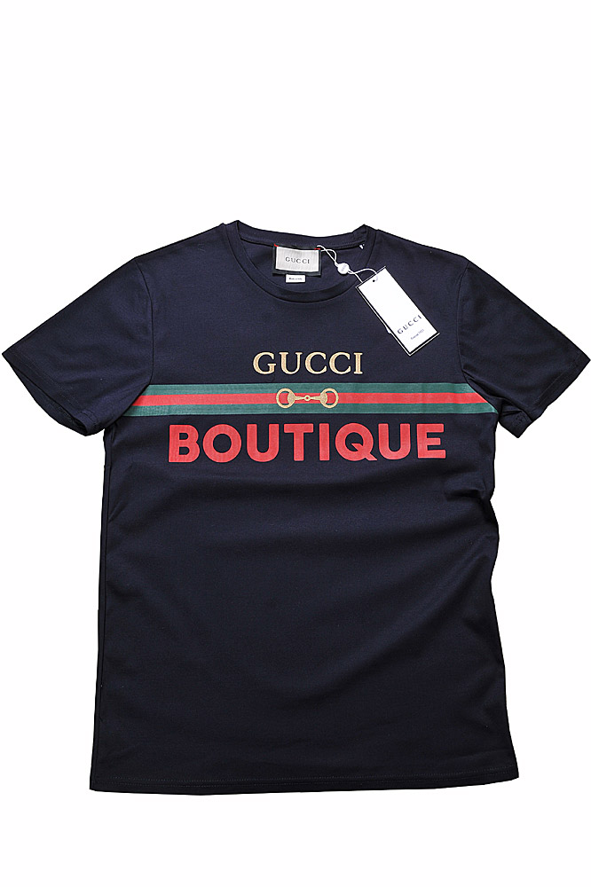 Mens Designer Clothes | GUCCI Menâ??s Boutique print  T-shirt 298
