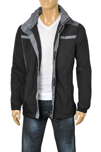 Mens Designer Clothes | PRADA Men's Zip Up Jacket #24