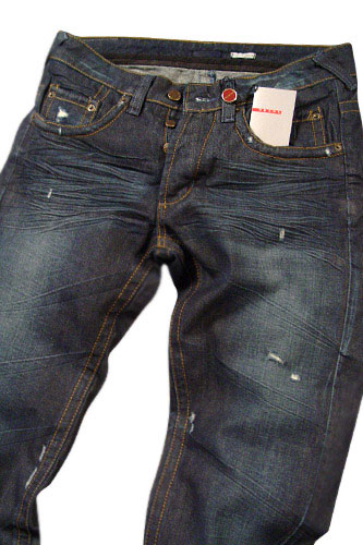 Mens Designer Clothes | PRADA Mens Crinkled Jeans #12