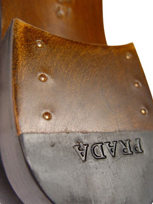 Designer Clothes Shoes | Prada Dress Leather Shoes #145