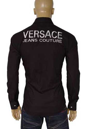 Mens Designer Clothes | VERSACE Men Fitted Dress Shirt #118