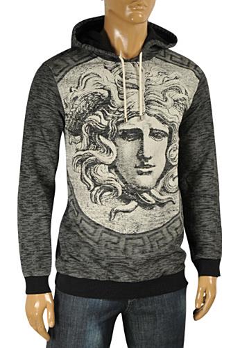 Mens Designer Clothes | VERSACE Warm Knit Hooded Sweater #24
