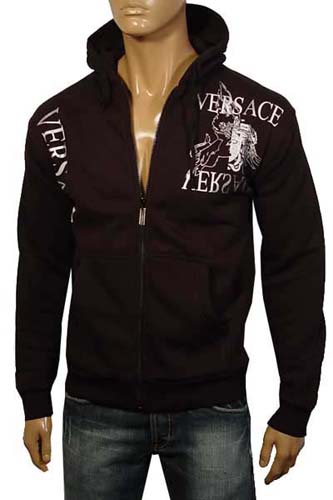 Mens Designer Clothes | VERSACE Cotton Hooded Jacket #12