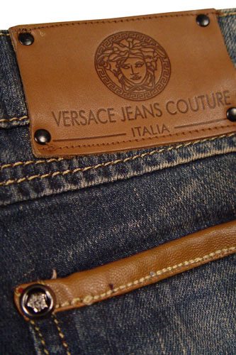 Mens Designer Clothes | VERSACE Mens Wash Denim Jeans #37