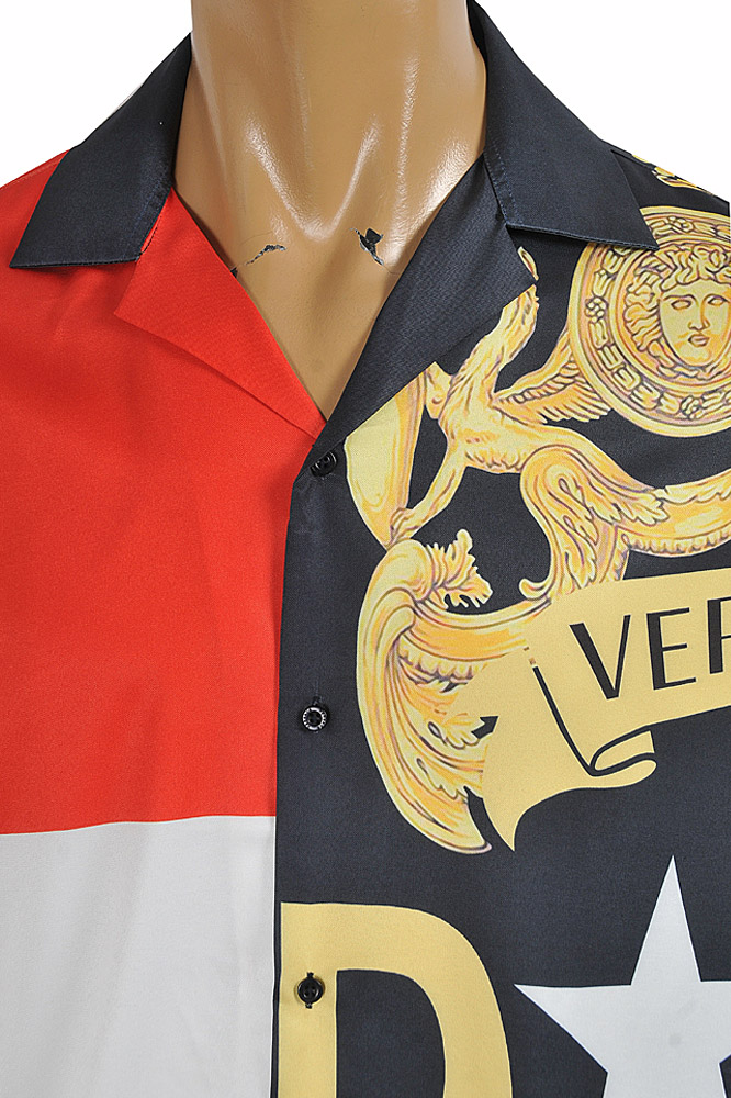 Mens Designer Clothes | VERSACE Medusa amplified-print shirt and pants set 30