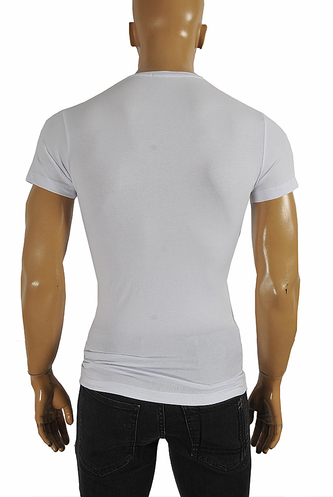 Mens Designer Clothes | VERSACE Men's T-Shirt With Front Print #107