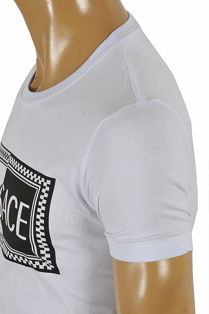 Mens Designer Clothes | VERSACE men's cotton t-shirt with print 111