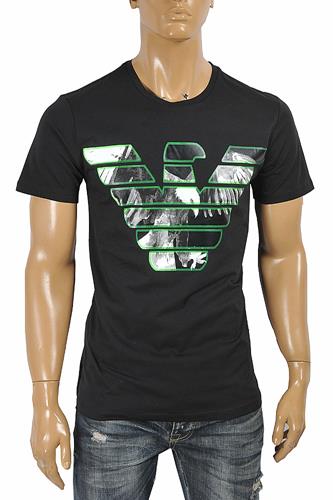 EMPORIO ARMANI Men's T-Shirt With Front Logo Print