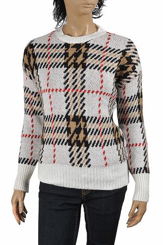 BURBERRY womenâ??s round neck knitted sweater 270