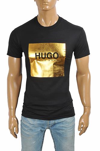HUGO BOSS Men's T-Shirt With Front Logo Print 75