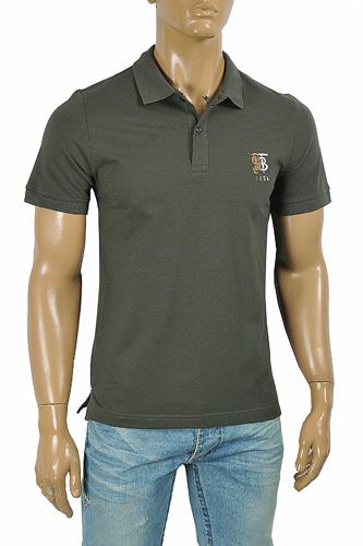 BURBERRY men's polo shirt with Front embroidery 290