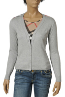 BURBERRY Ladies’ Button Up Sweater #73